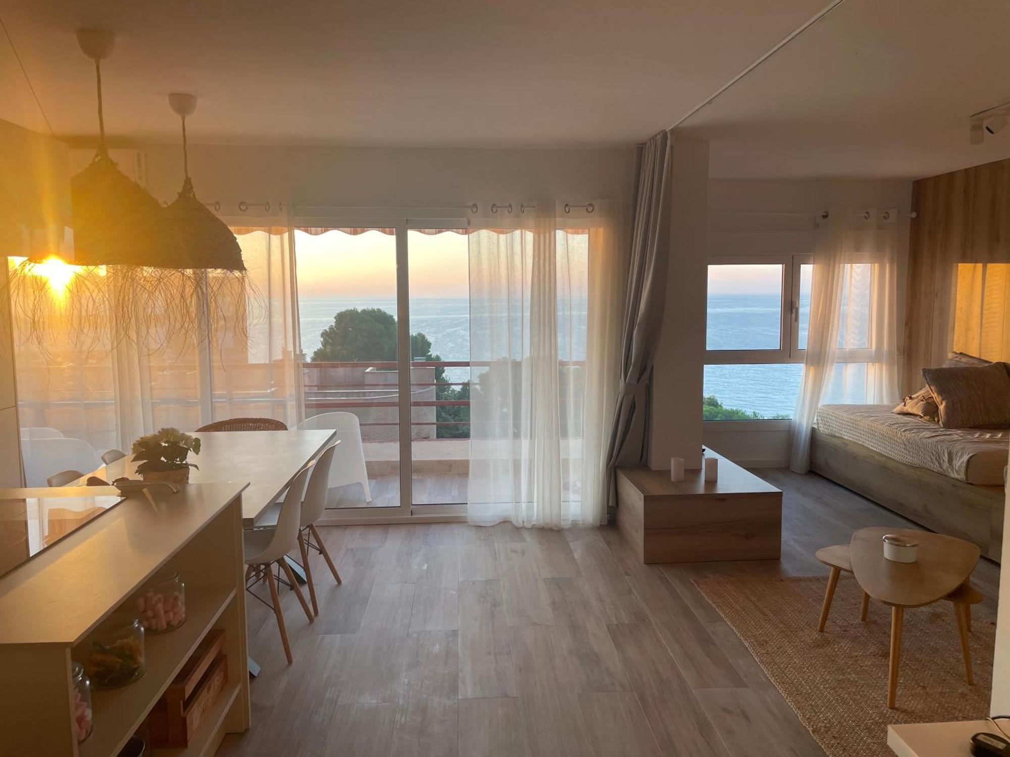 Precioso Apto Miami Primera Linia Playa Cala De Las Sirenas, Con Wifi Y Netflix, Adecuado Para Teletrabajar Миами-Плайя Экстерьер фото
